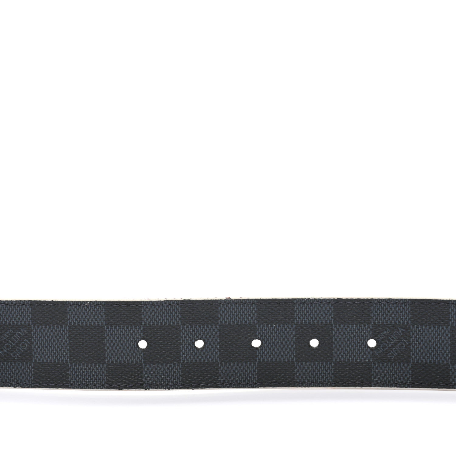 Louis Vuitton Damier Cobalt Calfskin 40mm LV Initiales Reversible Belt 95 38 4 of 7