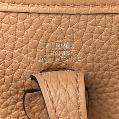 Hermes Taurillon Clemence Amazone Evelyne TPM Chai 5 of 9