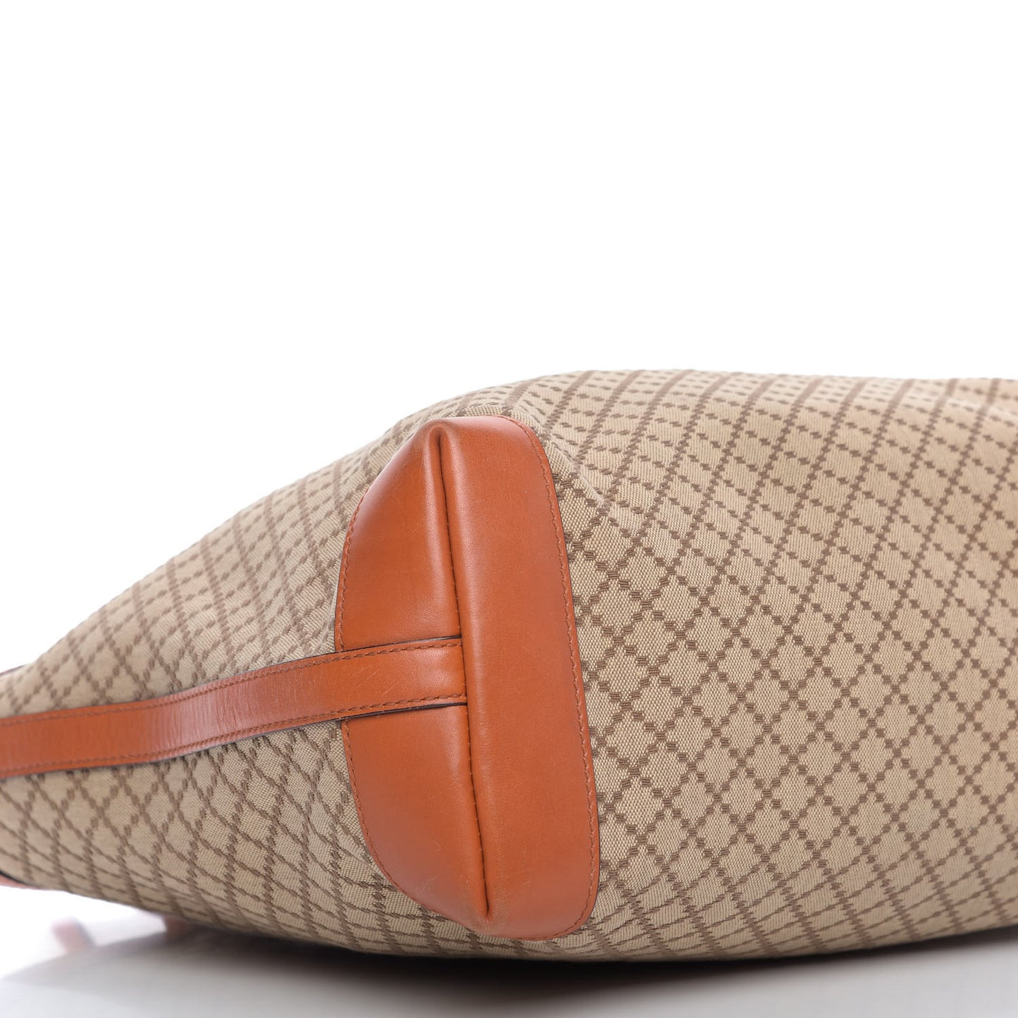 Diamante Medium Craft Tote Beige Sun Orange
