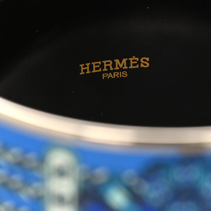 Hermes Enamel Printed Rubans de Cheval Extra Wide Bracelet 65 4 of 5