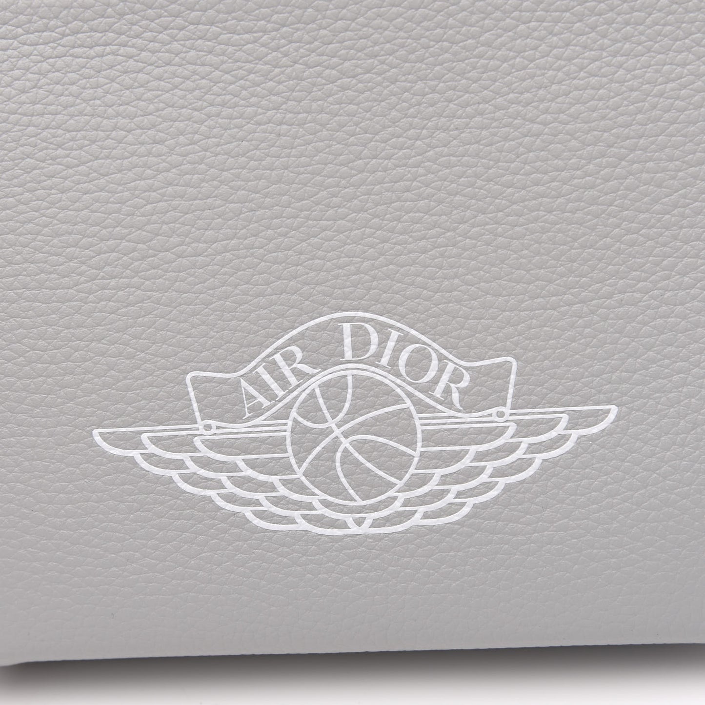 X AIR JORDAN Grained Calfskin Crossbody Grey
