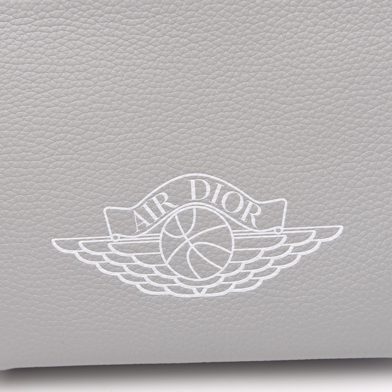Christian Dior X AIR JORDAN Grained Calfskin Crossbody Grey 8 of 11