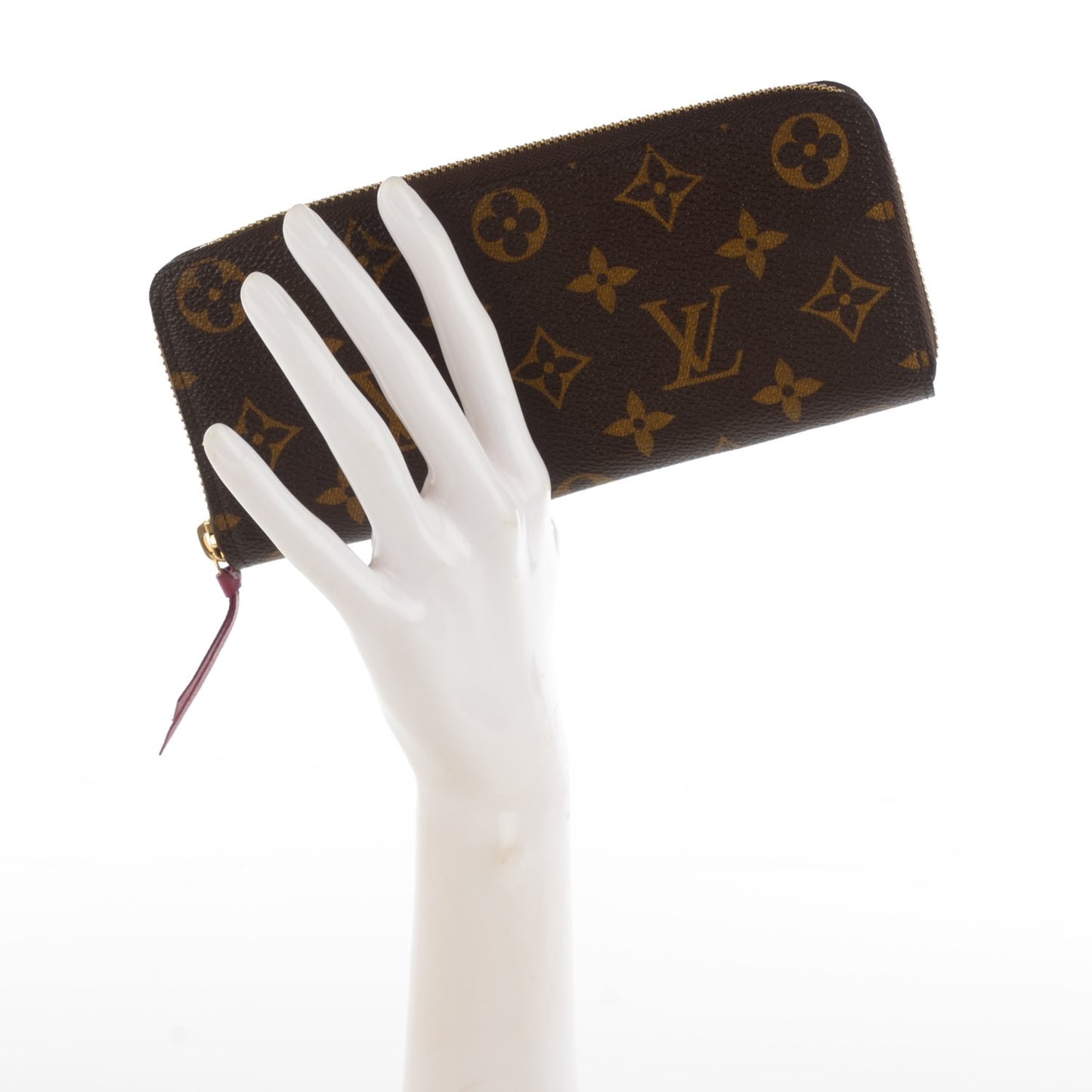 Monogram Clemence Wallet Fuchsia