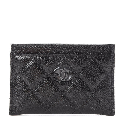 Chanel Caviar Quilted Incognito Card Holder Black 1 of 7