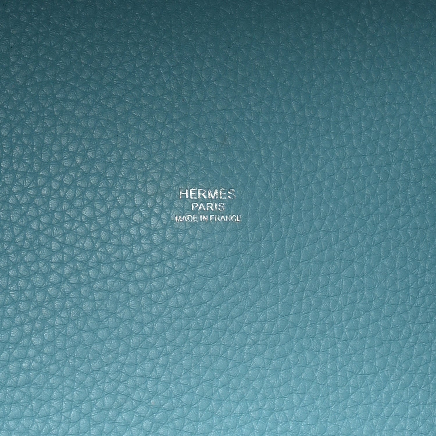 Hermes Taurillon Clemence Picotin 26 GM Bleu Atoll 6 of 12