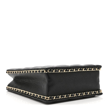 Chanel Caviar Quilted Evening Box Bag Black 4 of 10