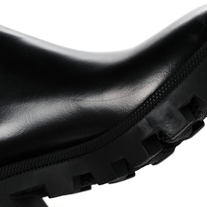 Gucci Calfskin Crystal GG Trip Chelsea Ankle Boots 38 Black 10 of 12