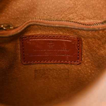 MCM Visetos Small Flap Shoulder Bag Cognac 6 of 13