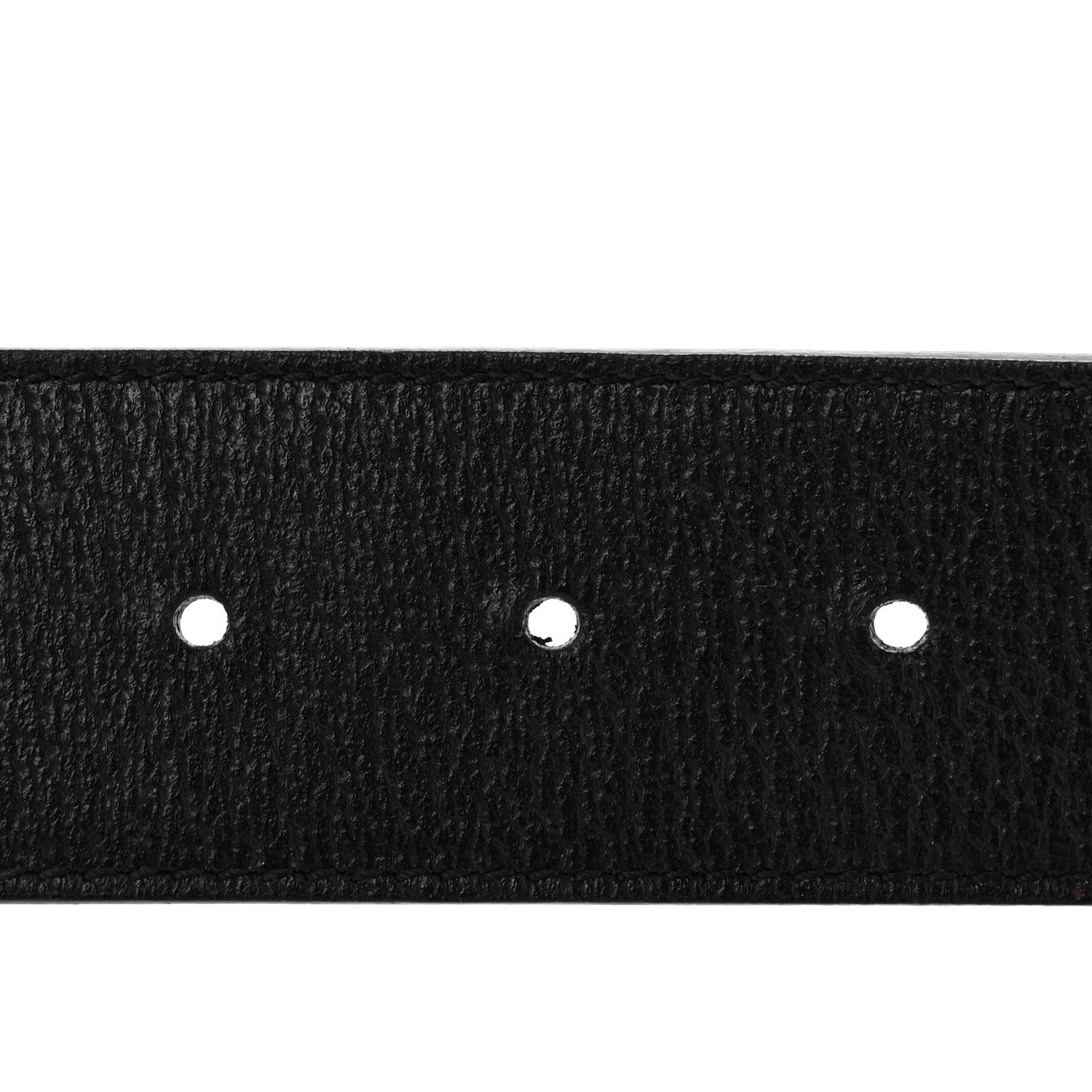 Gucci Textured Calfskin Double G 40mm Belt 75 30 Black 3 of 8