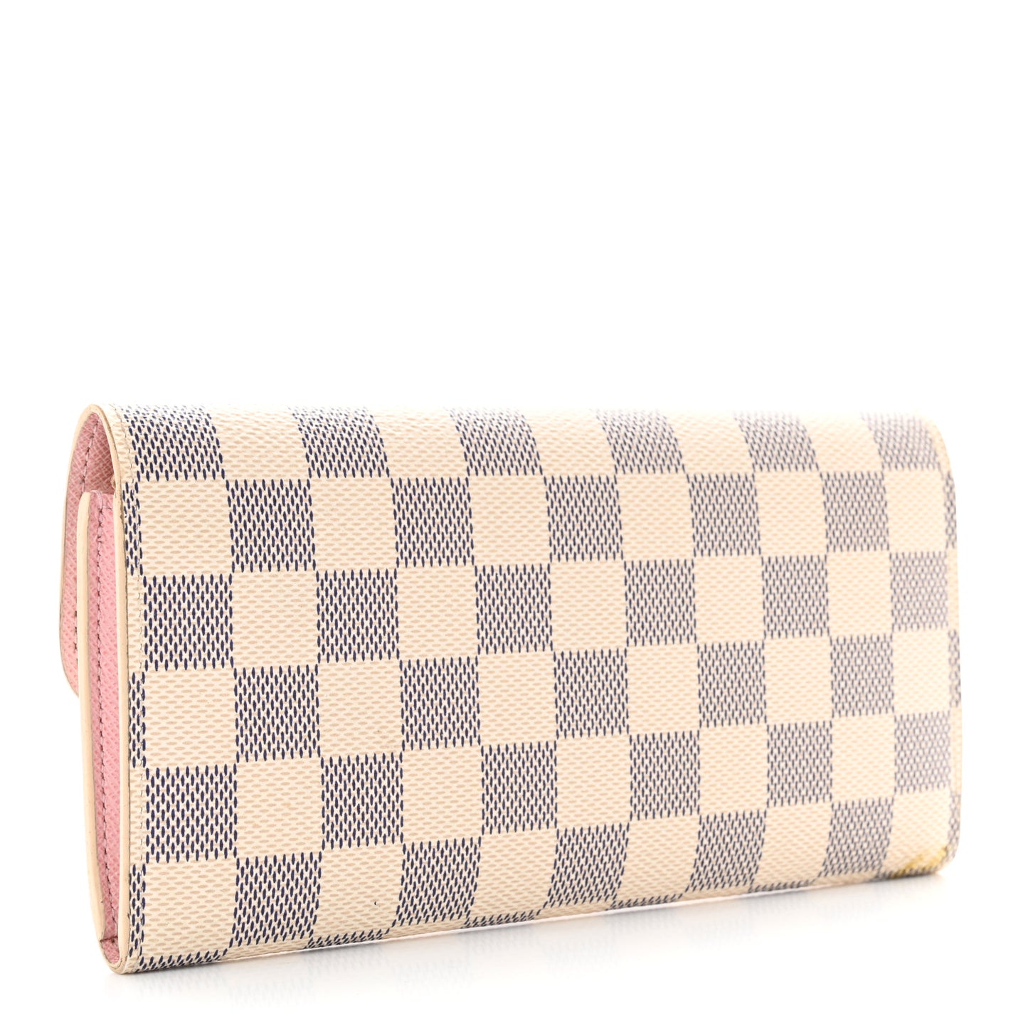 Damier Azur Emilie Wallet Rose Ballerine