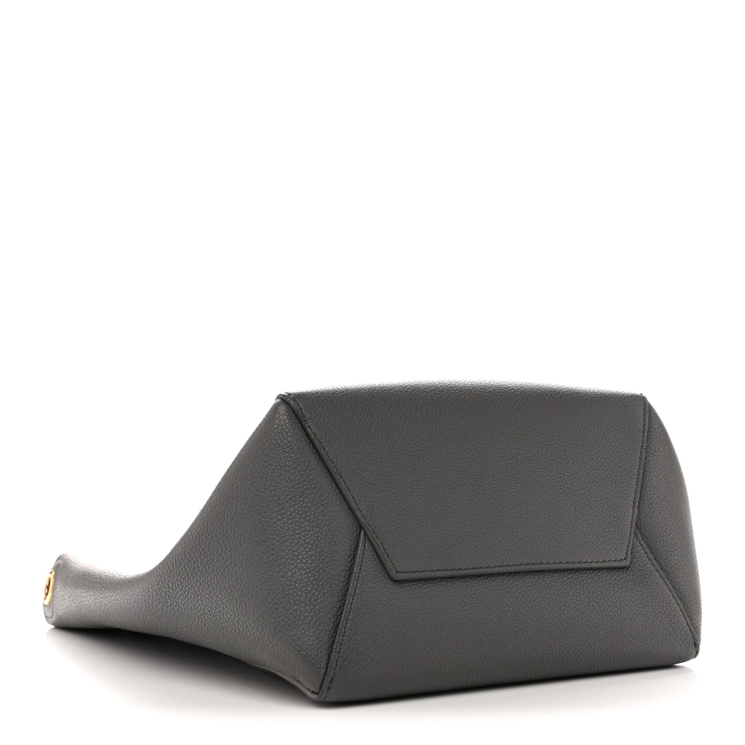 Celine Soft Grained Calfskin Small Sangle Bucket Bag Kohl 4 of 14