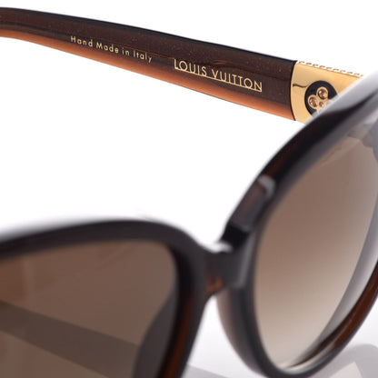 Louis Vuitton Heather Strass Sunglasses Z0456W Brown 5 of 8