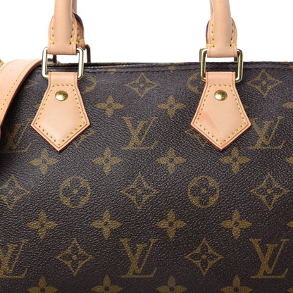 Louis Vuitton Monogram Speedy Bandouliere 25 10 of 10