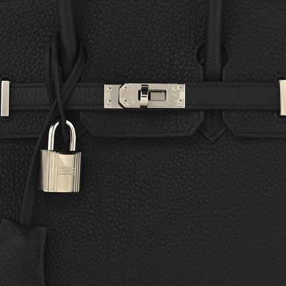 Hermes Togo Birkin 25 Black 8 of 13