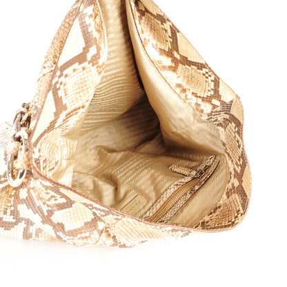 Prada Python Logo Hobo Roccia 5 of 7