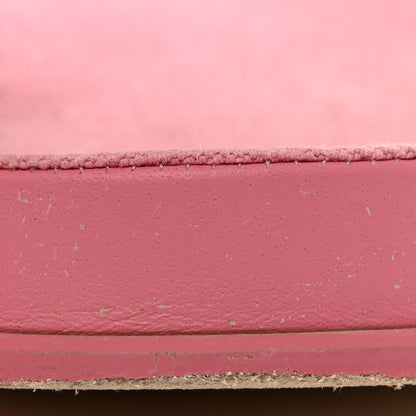 Chanel Calfskin Chain Platform Sandals 37 Pink 9 of 10