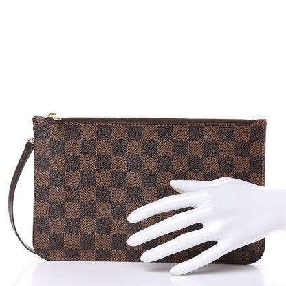 Louis Vuitton Damier Ebene Neverfull MM GM Pochette 2 of 11