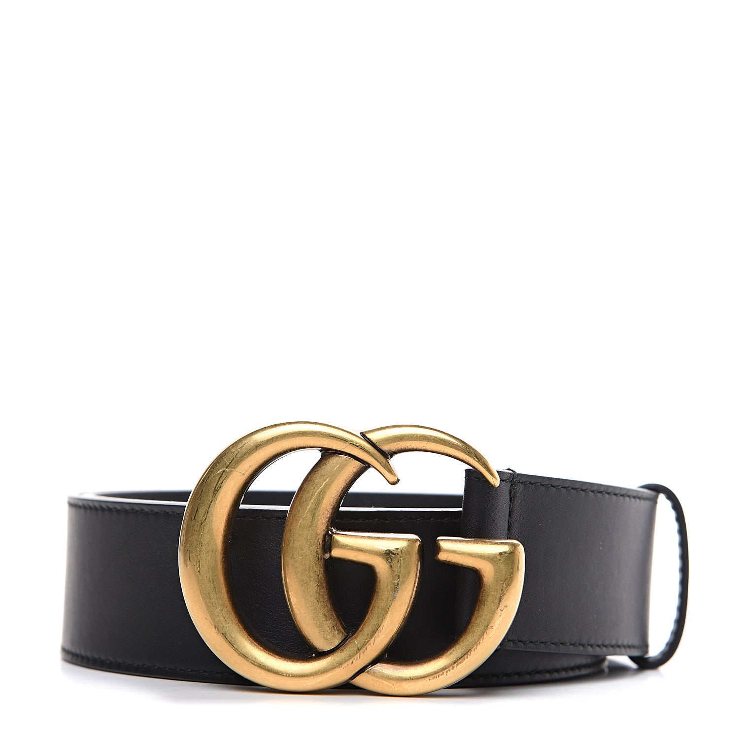 Gucci Calfskin Double G 40mm Belt 85 34 Black 1 of 6