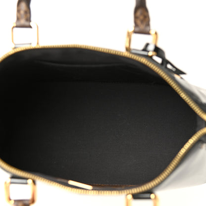 Louis Vuitton Patent Calfskin Miroir Tote Black 5 of 9