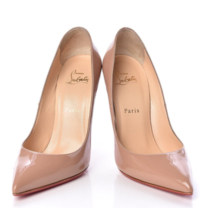 Christian Louboutin Patent Pigalle 120 Pumps 38.5 Nude 9 of 11