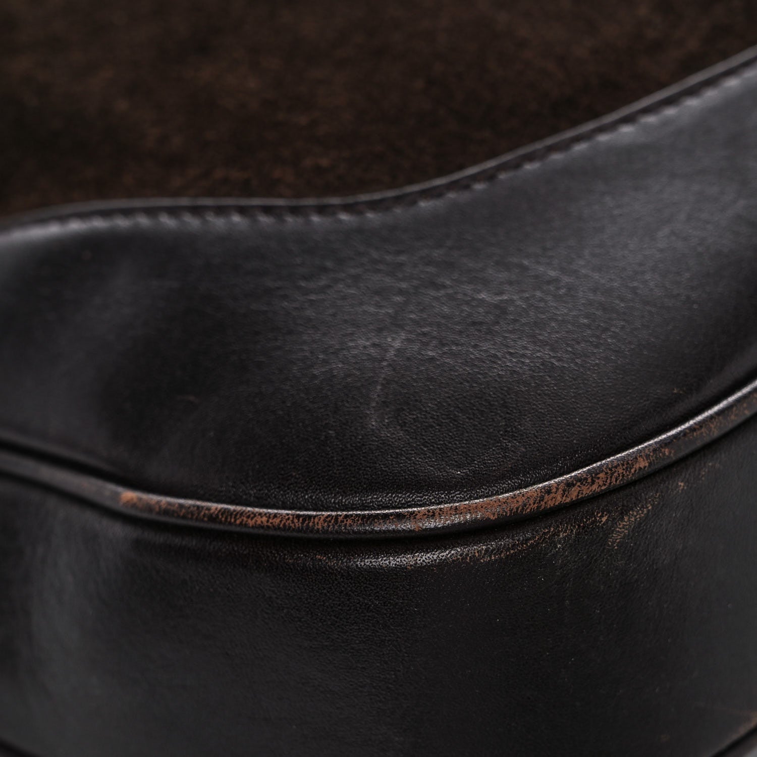 Gucci Suede Web Small Jackie O Hobo Dark Brown 10 of 20