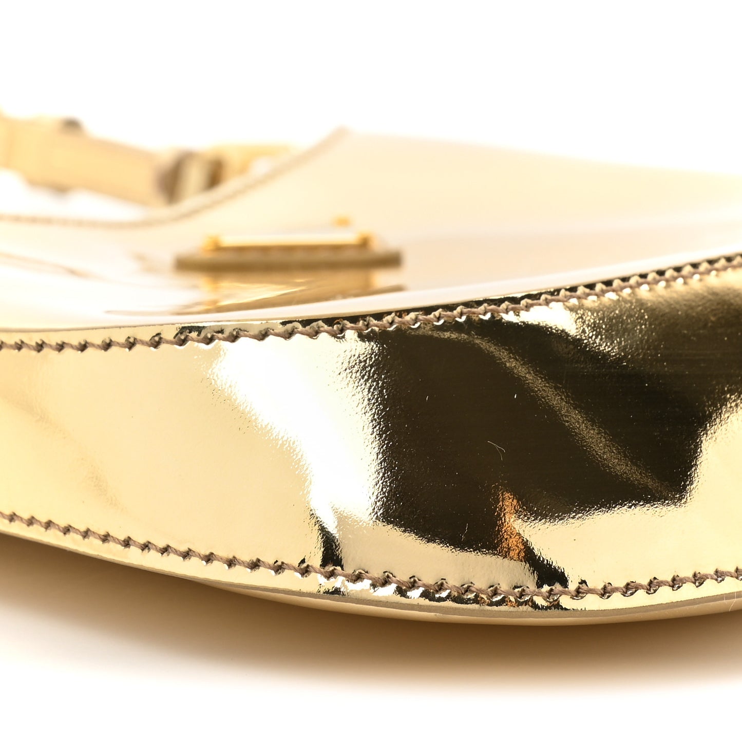 Spazzolato Cleo Adjustable Strap Shoulder Bag Platino