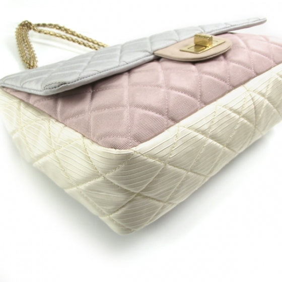 Chanel Graduated Quilted Fabric Classic Jumbo Flap 4 of 9