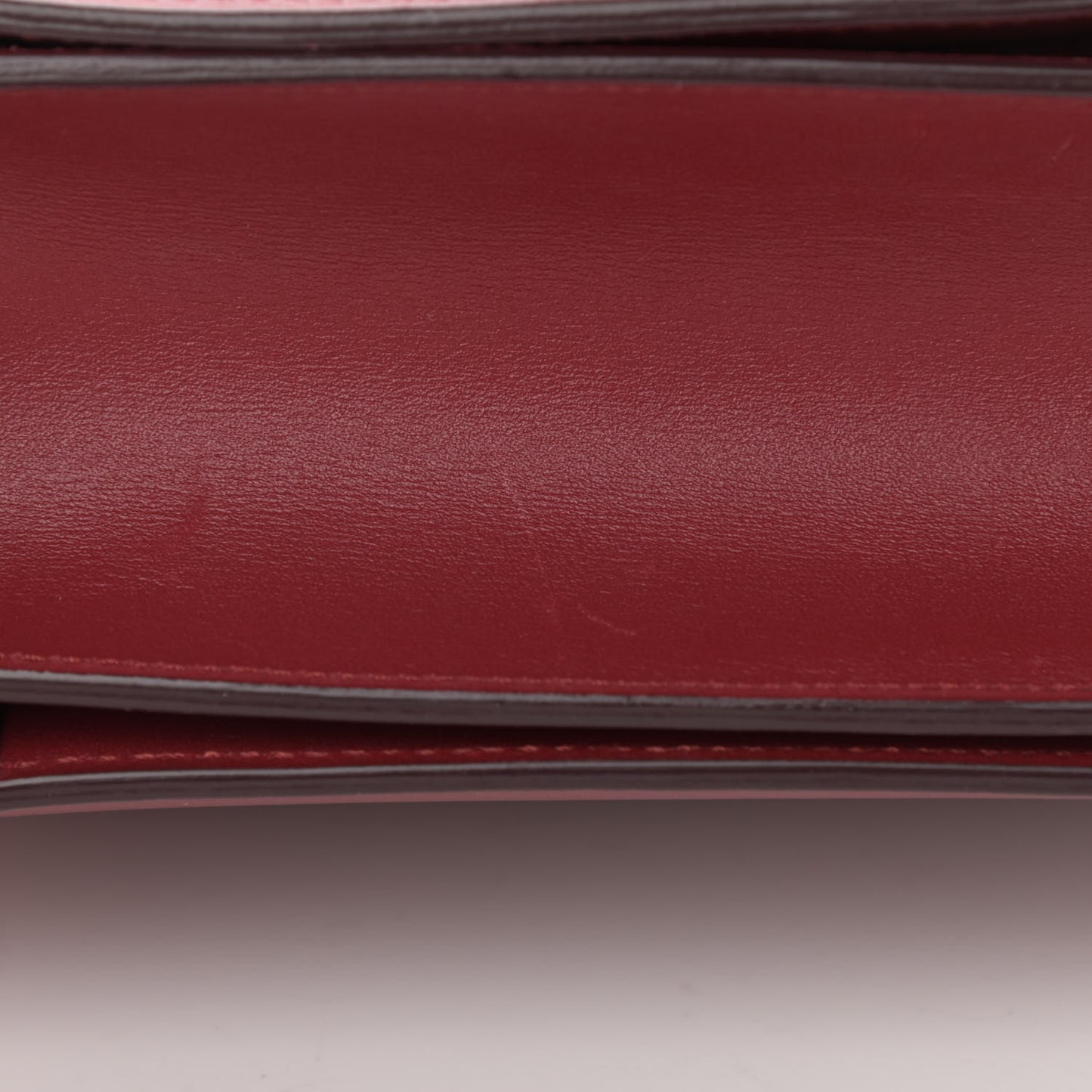 Box Calfskin Small Classic Box Flap Bag Red