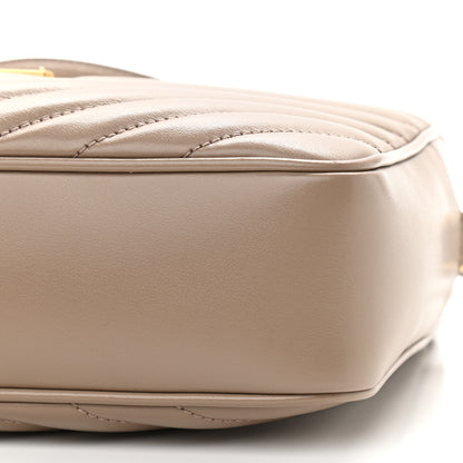 Saint Laurent Calfskin Matelasse Monogram Lou Camera Bag Dark Beige 10 of 11