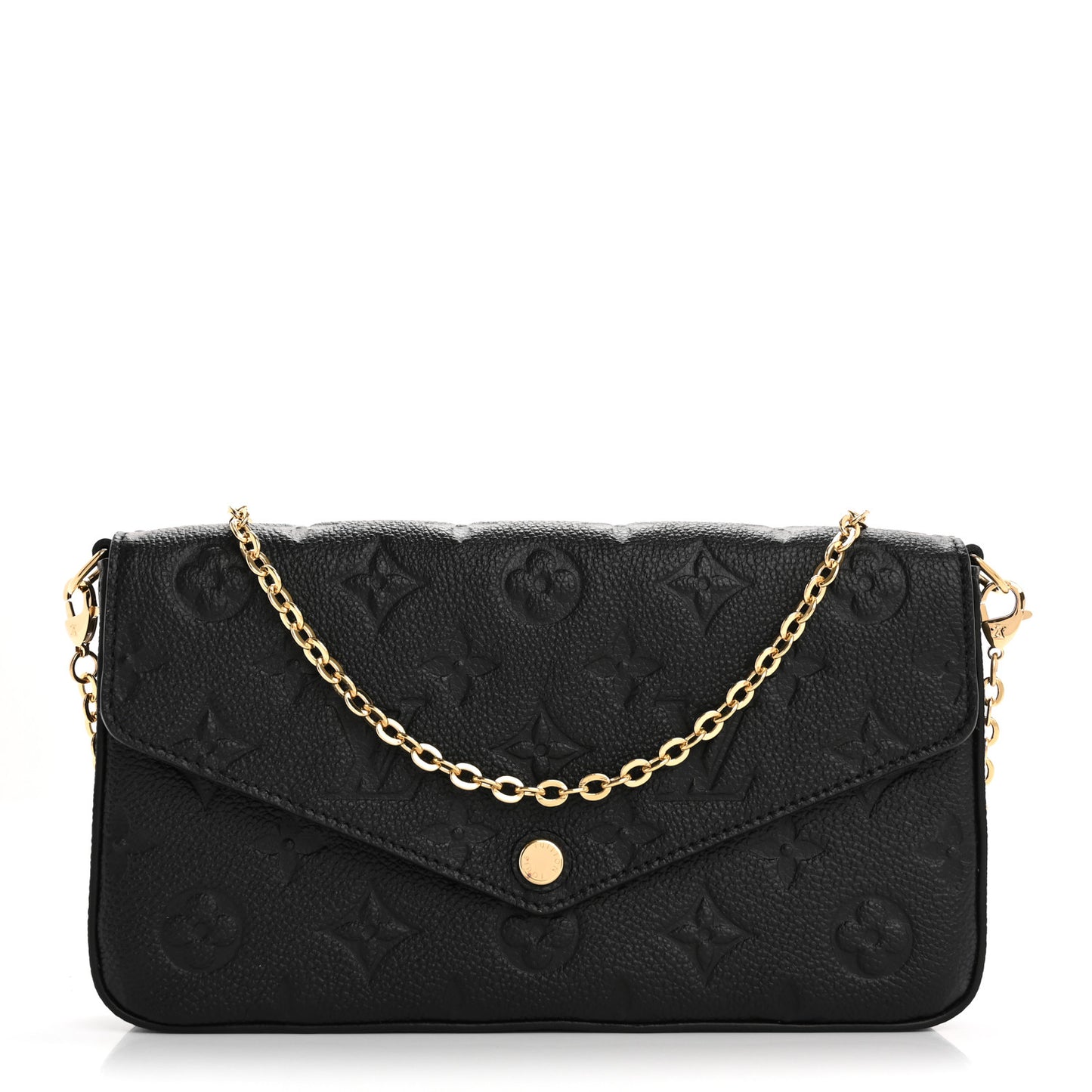 Empreinte Pochette Felicie Chain Wallet Black