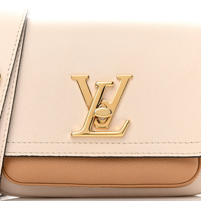 Louis Vuitton Grained Calfskin Lockme Tender Quartz 7 of 11