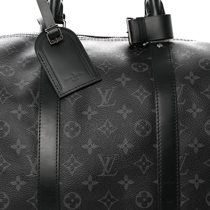 Louis Vuitton Monogram Eclipse Keepall Bandouliere 55 6 of 13