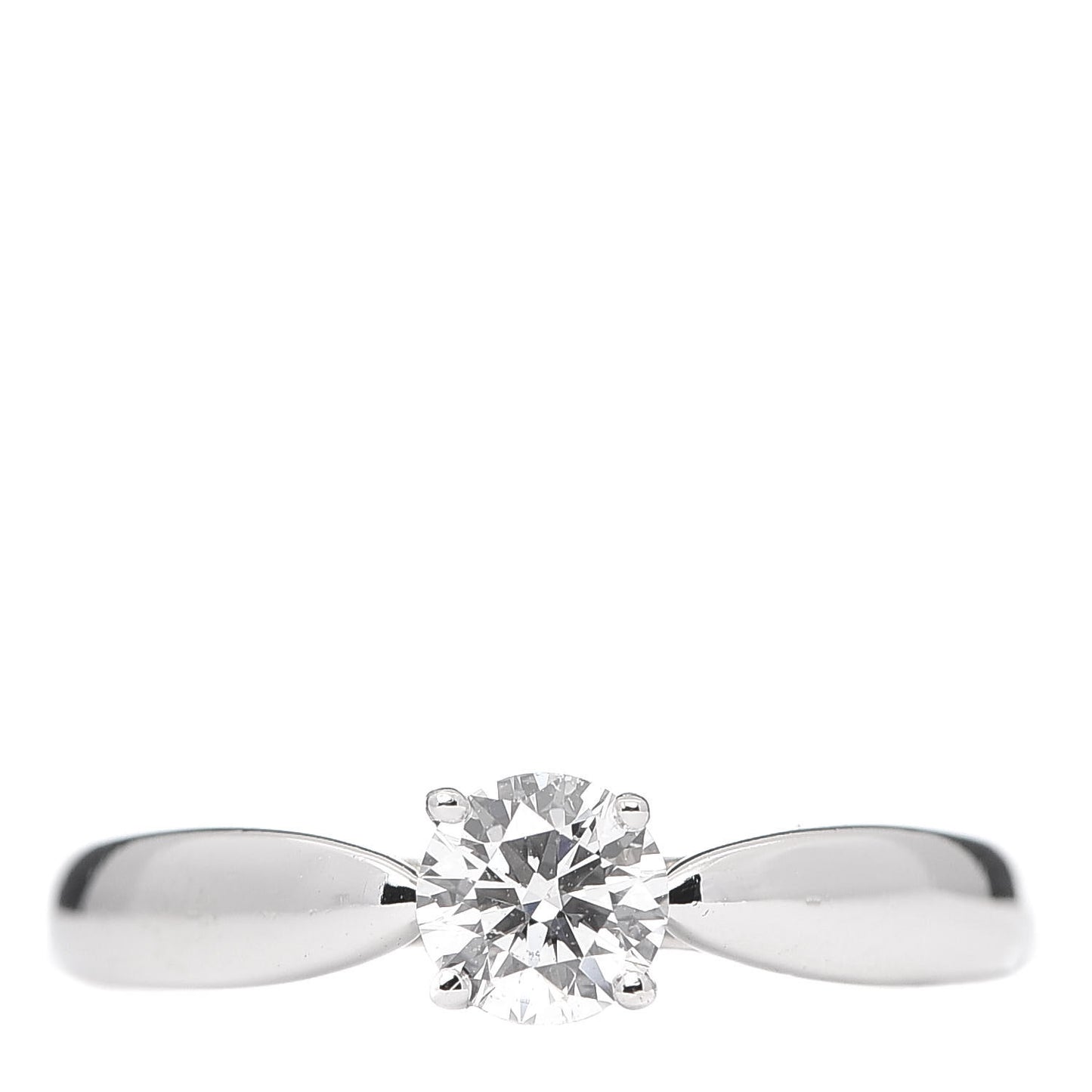Platinum Diamond .36ct Harmony Solitaire Engagement Ring 49 4.75