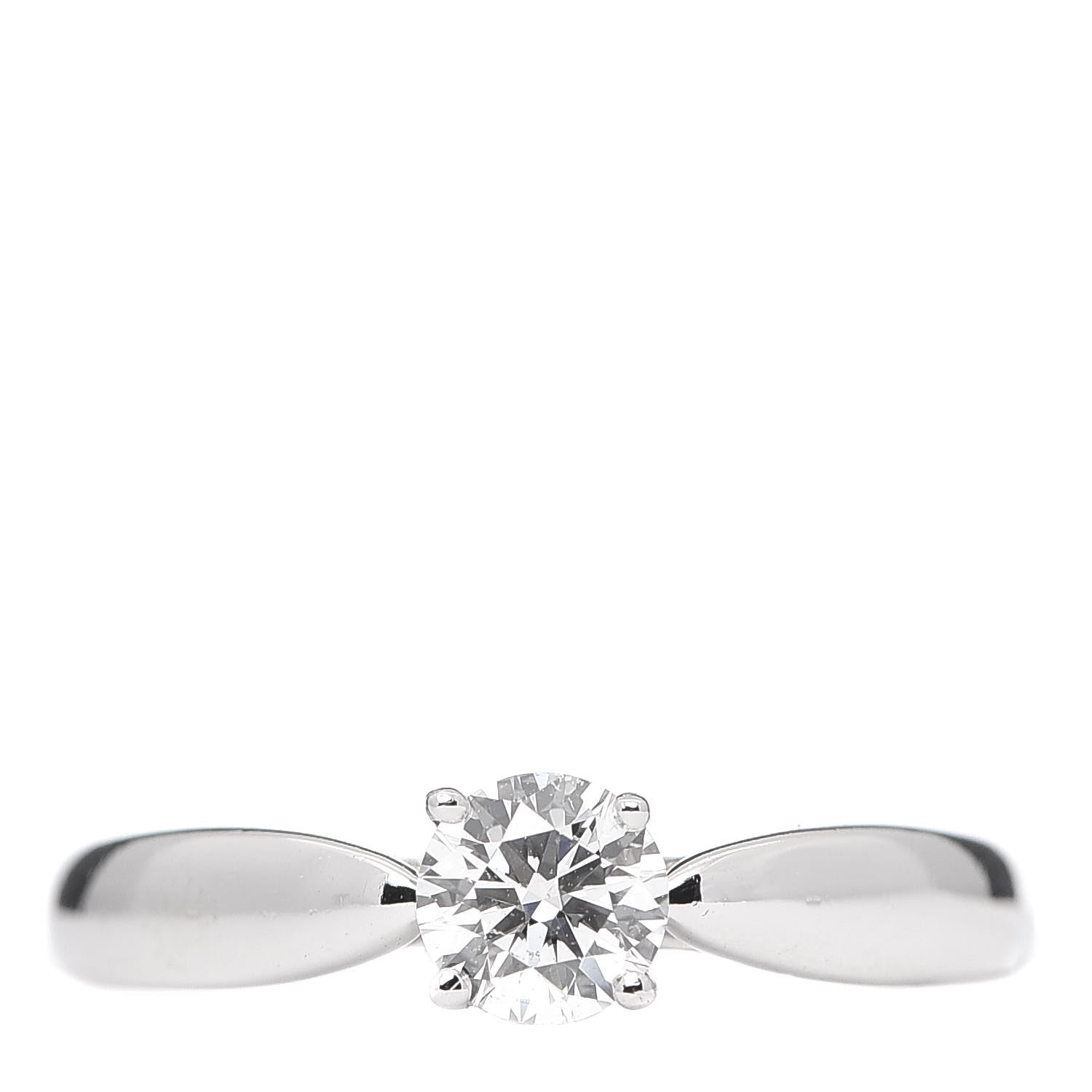 Tiffany Platinum Diamond .36ct Harmony Solitaire Engagement Ring 49 4.75 1 of 6