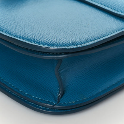 Celine Liege Calfskin Medium Classic Box Flap Bag Turquoise 9 of 9
