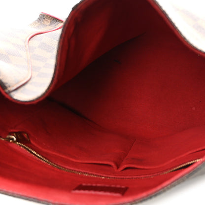 Louis Vuitton Damier Ebene Caissa Hobo Cherry 5 of 11