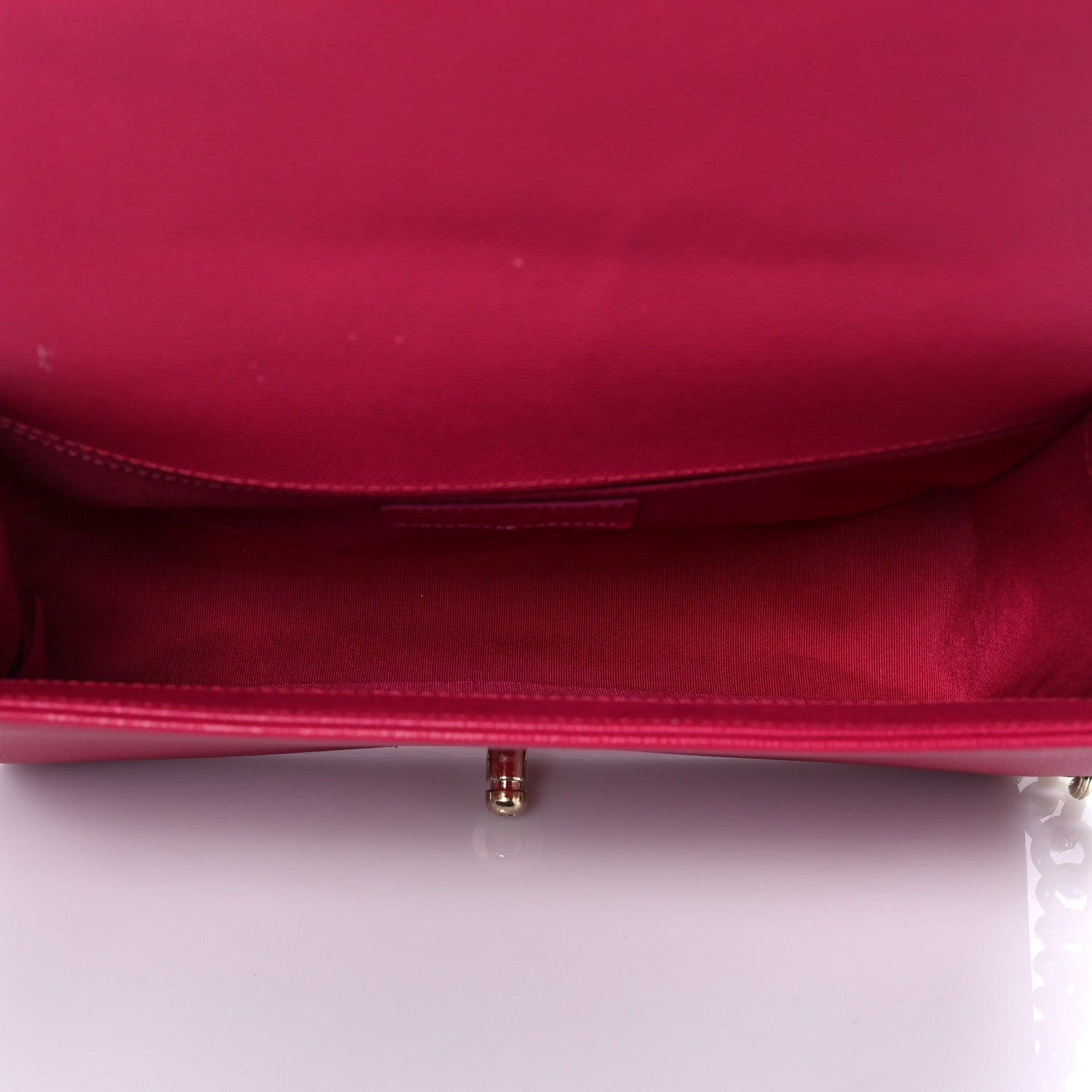 Chanel Caviar Quilted Medium Boy Flap Dark Pink 4 of 8