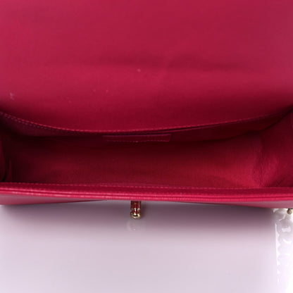 Chanel Caviar Quilted Medium Boy Flap Dark Pink 4 of 8