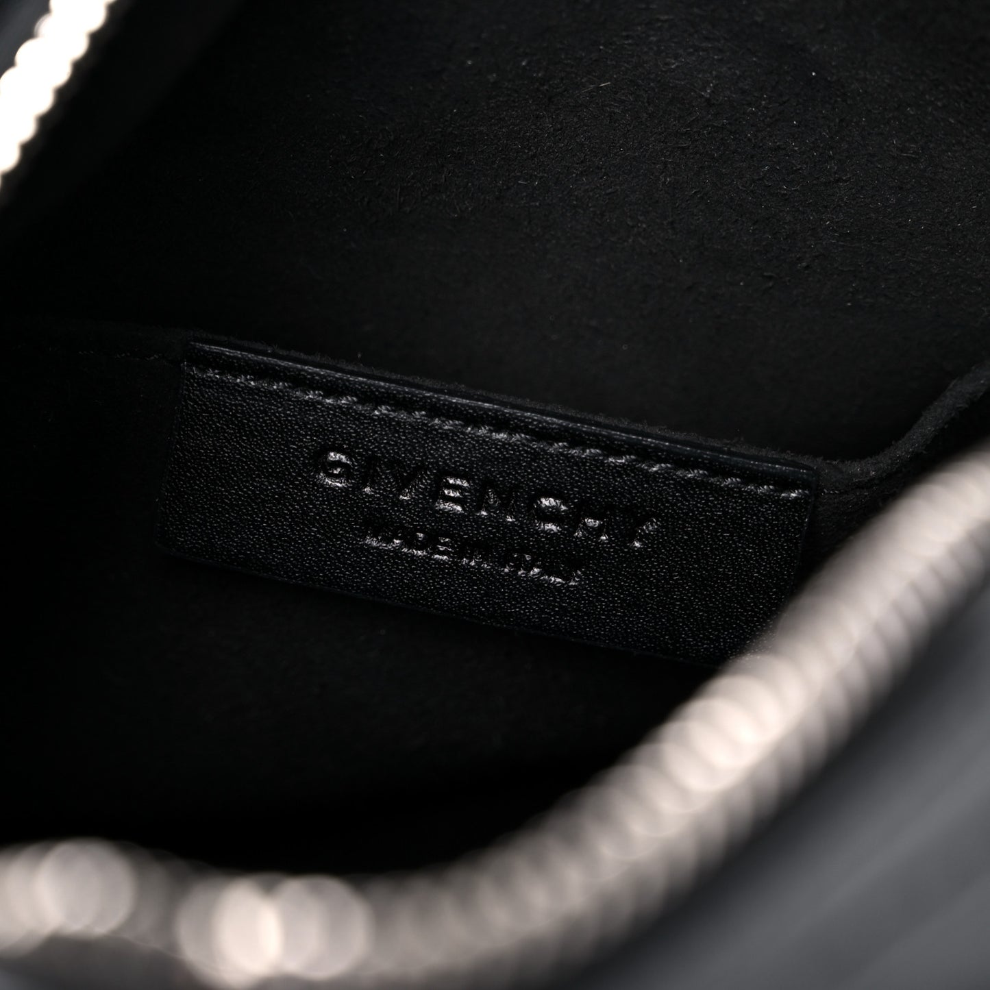 Calfskin Star Micro Lucrezia Black Silver