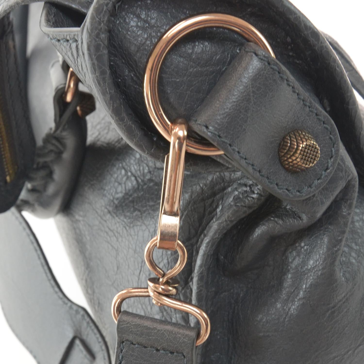 Balenciaga Agneau Giant 12 Rose Gold Hardware City Gris Tarmac 6 of 11