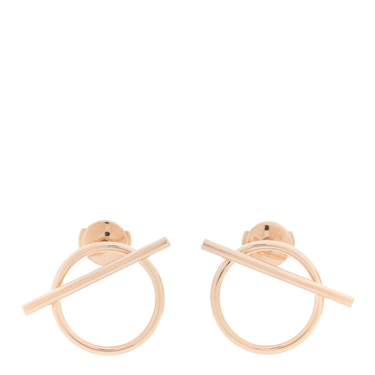 18K Rose Gold MM Echappee Earrings