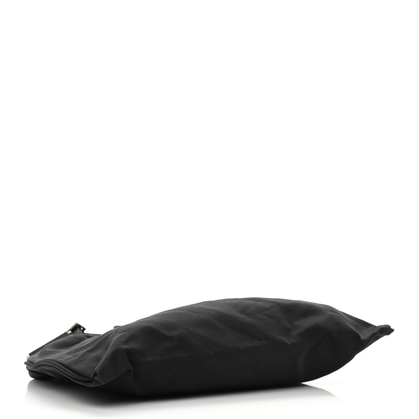 Nylon Messenger Bag Black