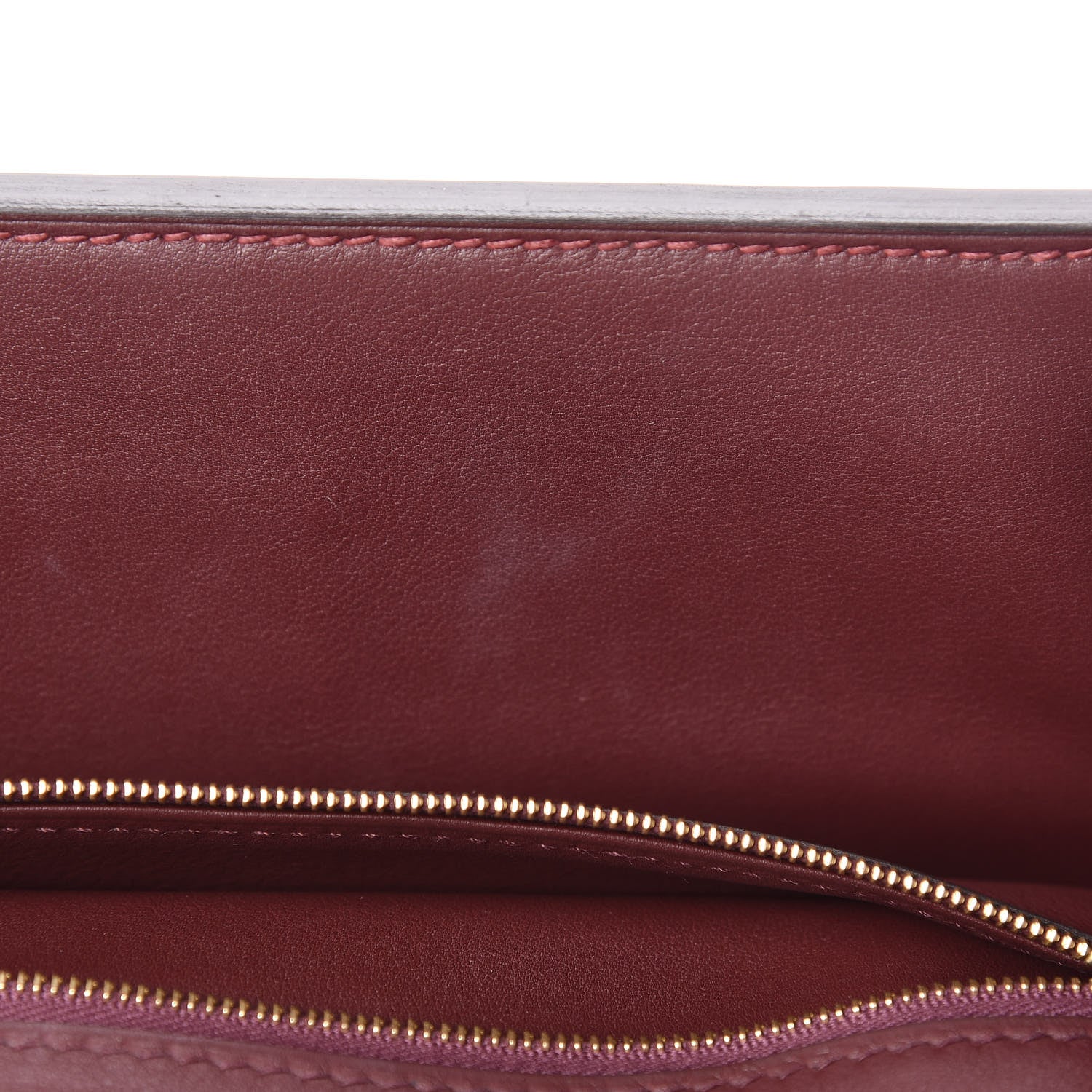 Hermes Togo Sombrero 24/24 29 Bordeaux Rouge H 11 of 15