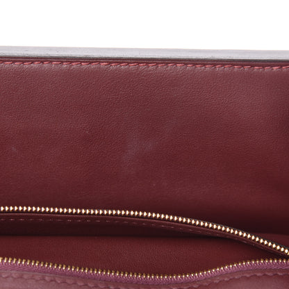 Hermes Togo Sombrero 24/24 29 Bordeaux Rouge H 11 of 15