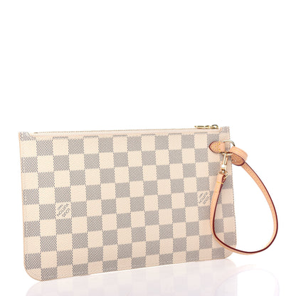 Louis Vuitton Damier Azur Neverfull MM GM Pochette 3 of 7