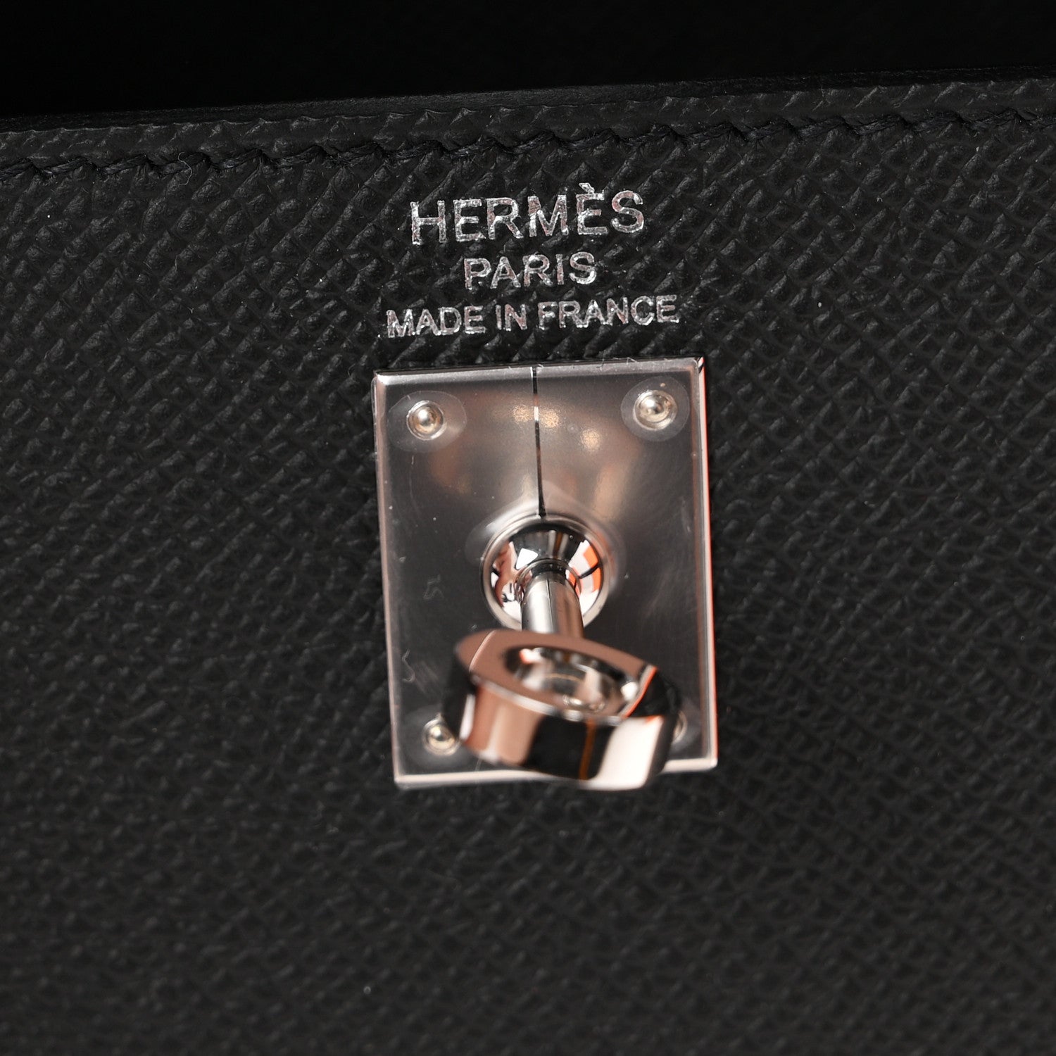 Hermes Epsom Kelly Sellier 25 Black 6 of 11