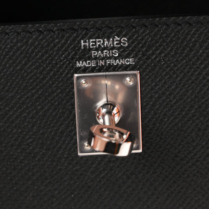 Hermes Epsom Kelly Sellier 25 Black 6 of 11