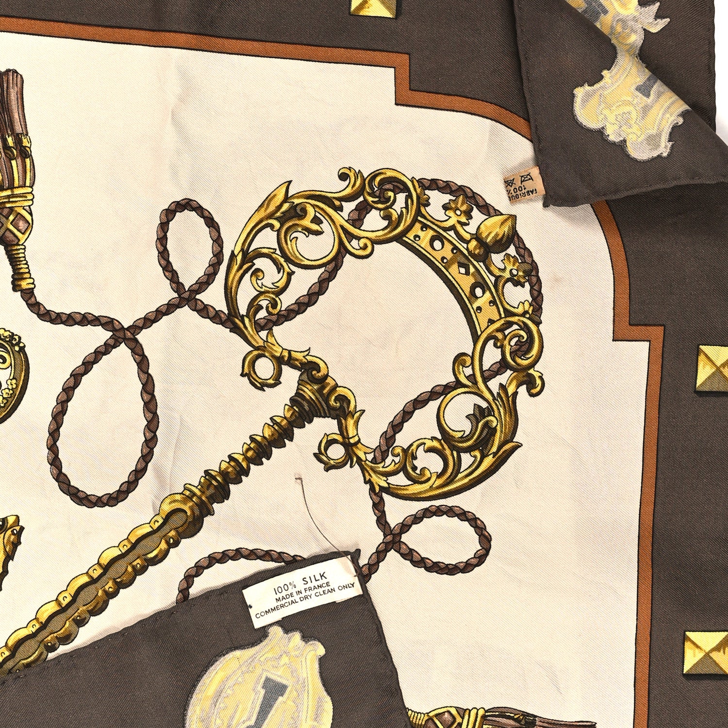 Hermes Silk Les Cles Scarf 90 3 of 3