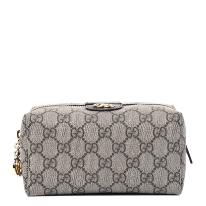 Gucci Soft GG Supreme Monogram Calfskin Medium Ophidia Cosmetic Case Beige Ebony New Acero 1 of 12