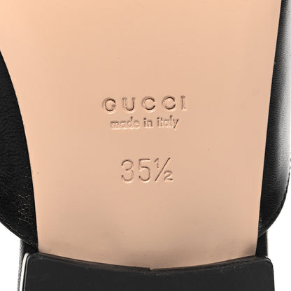 Gucci Calfskin Cachemire Blondie 15mm Thong Sandals 35.5 Black 7 of 8
